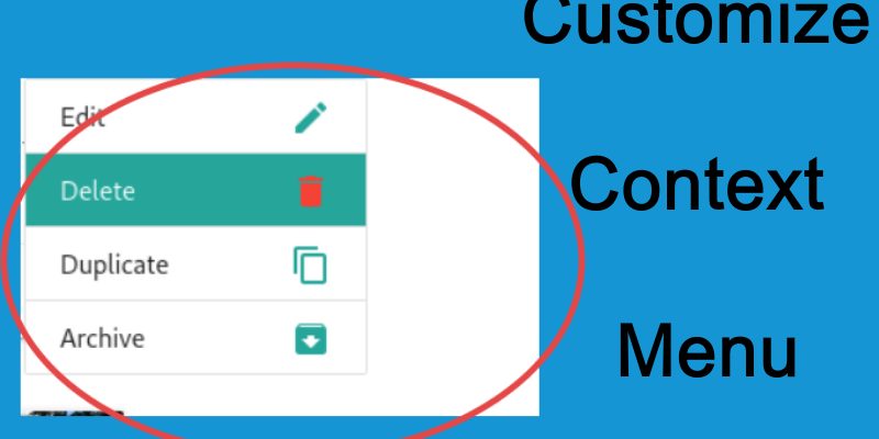 Customizing Browser Context Menu With Javascript